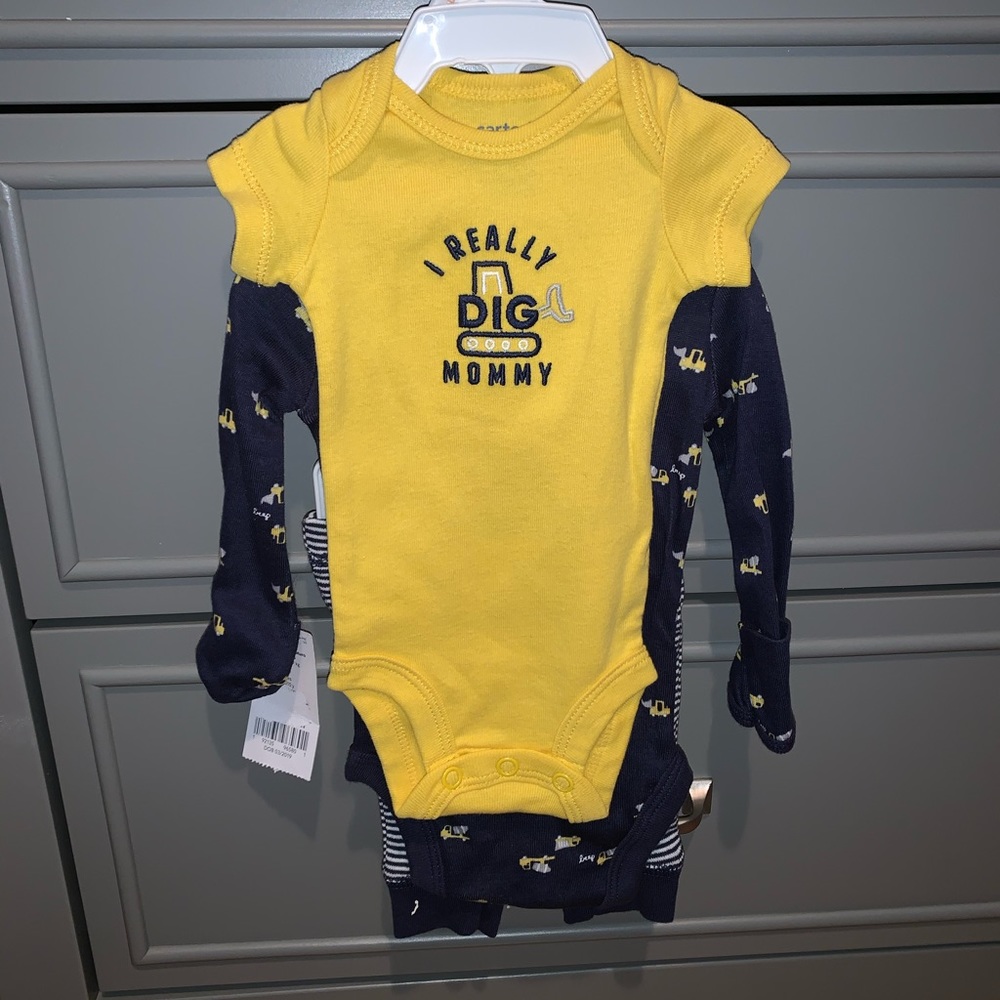 Preemie three piece set